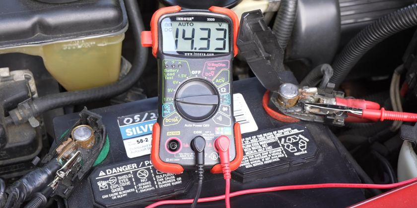 Check Battery Voltage With Engine Running