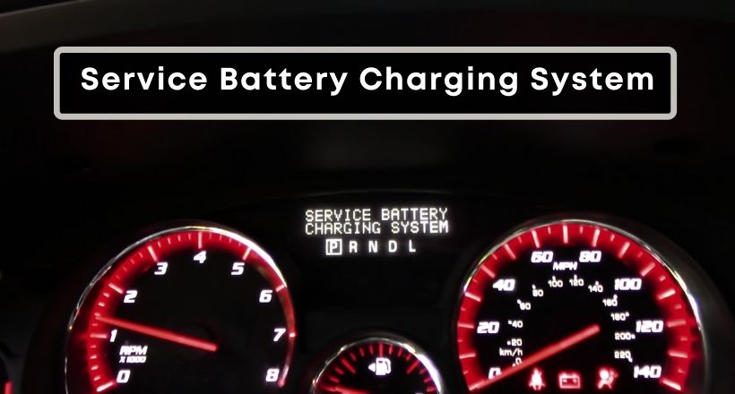 GMC Acadia Service Battery Charging System